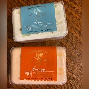 Bath & Body Works Discontinued Aromatherapy Focus and Energy Body Bars Sealed!
